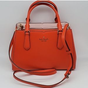 KATE SPADE ORANGE CROSSBODY SATCHEL BAG